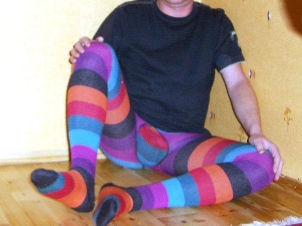 Ringelstrumpfhosen gemischt Bild 7