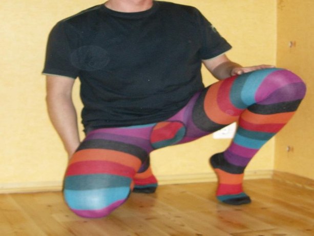 Ringelstrumpfhosen gemischt Bild 11