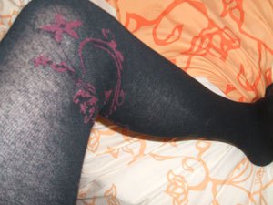 Strickstrumpfhosen mit Muster Bild 3